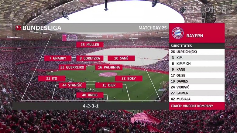 2025.3.8 德甲第25轮 拜仁慕尼黑VS波鸿 1080P 7.29GB 百度网盘下载